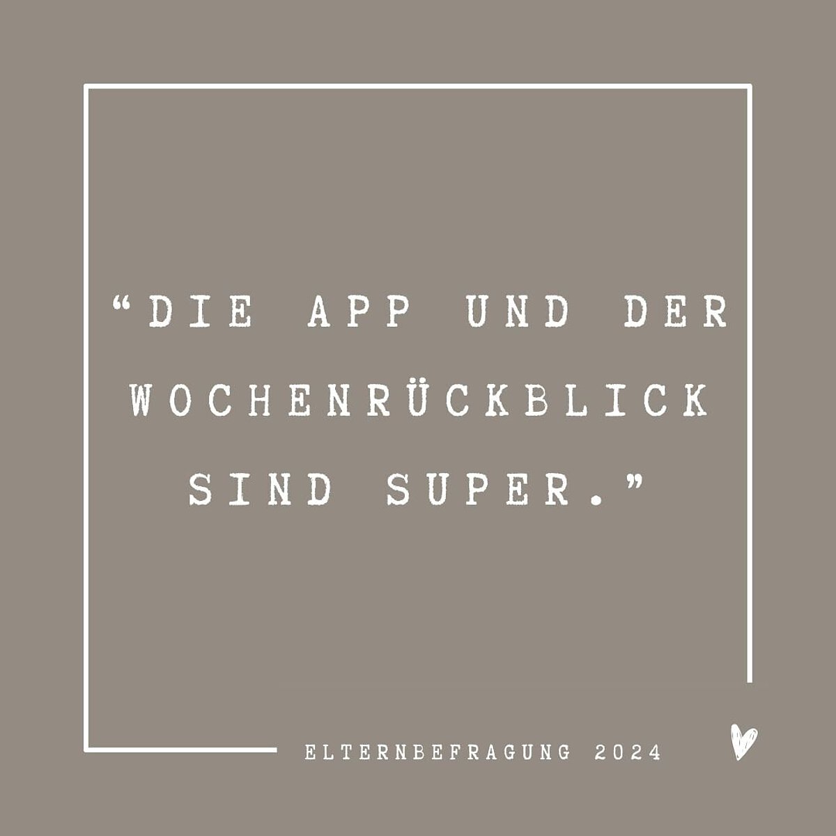 Rückmeldung Elternbefragung Kita Hölderlinstraße 