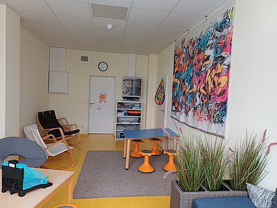 Clubraum der 4. Klassen Clubraum