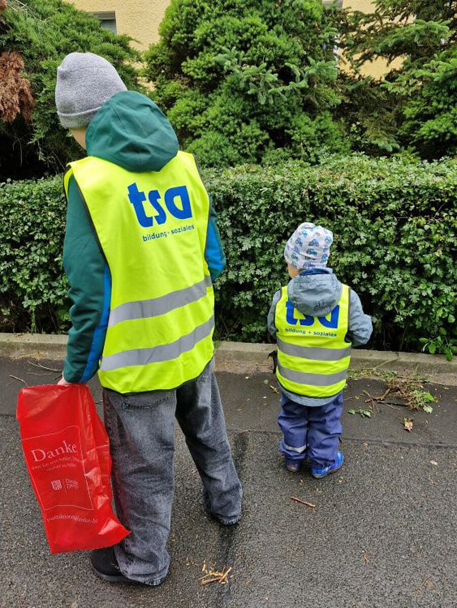 Clean-up mit der Kita Hölderlinstraße