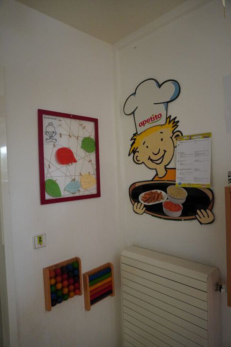 Garderobe Krippe Kita Hölderlinstraße