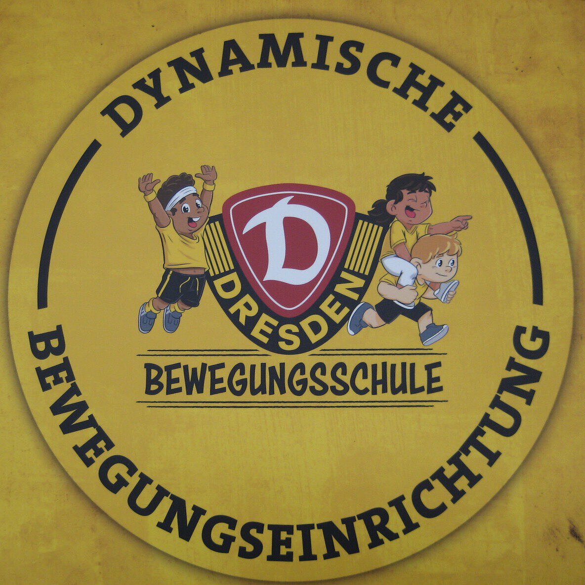 Plakette Dynamische Bewegungseinrichtung
