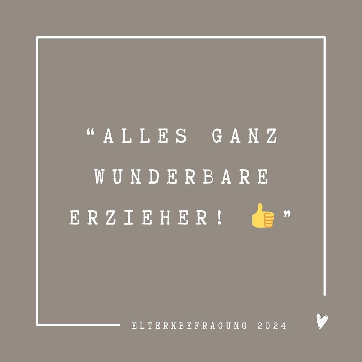 Rückmeldung Elternbefragung Kita Hölderlinstraße