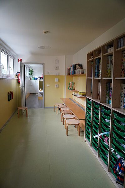 Flur Kindergarten Kita Hölderlinstraße