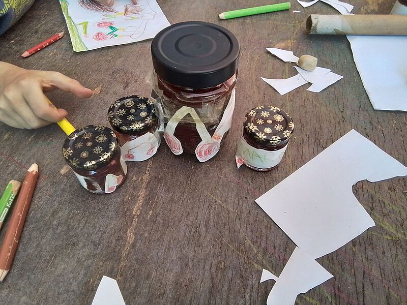 unsere selbstgekochte Kirschmarmelade unsere selbstgekochte Kirschmarmelade