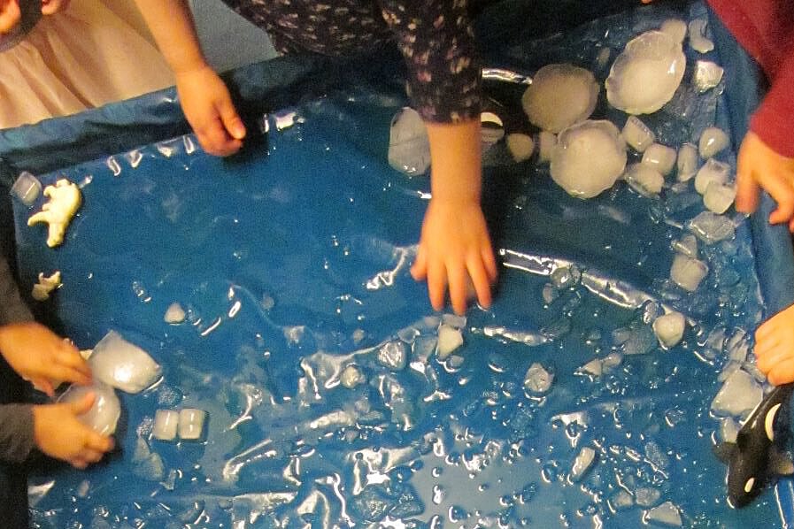 Experimente mit Eis Experimente mit Eis