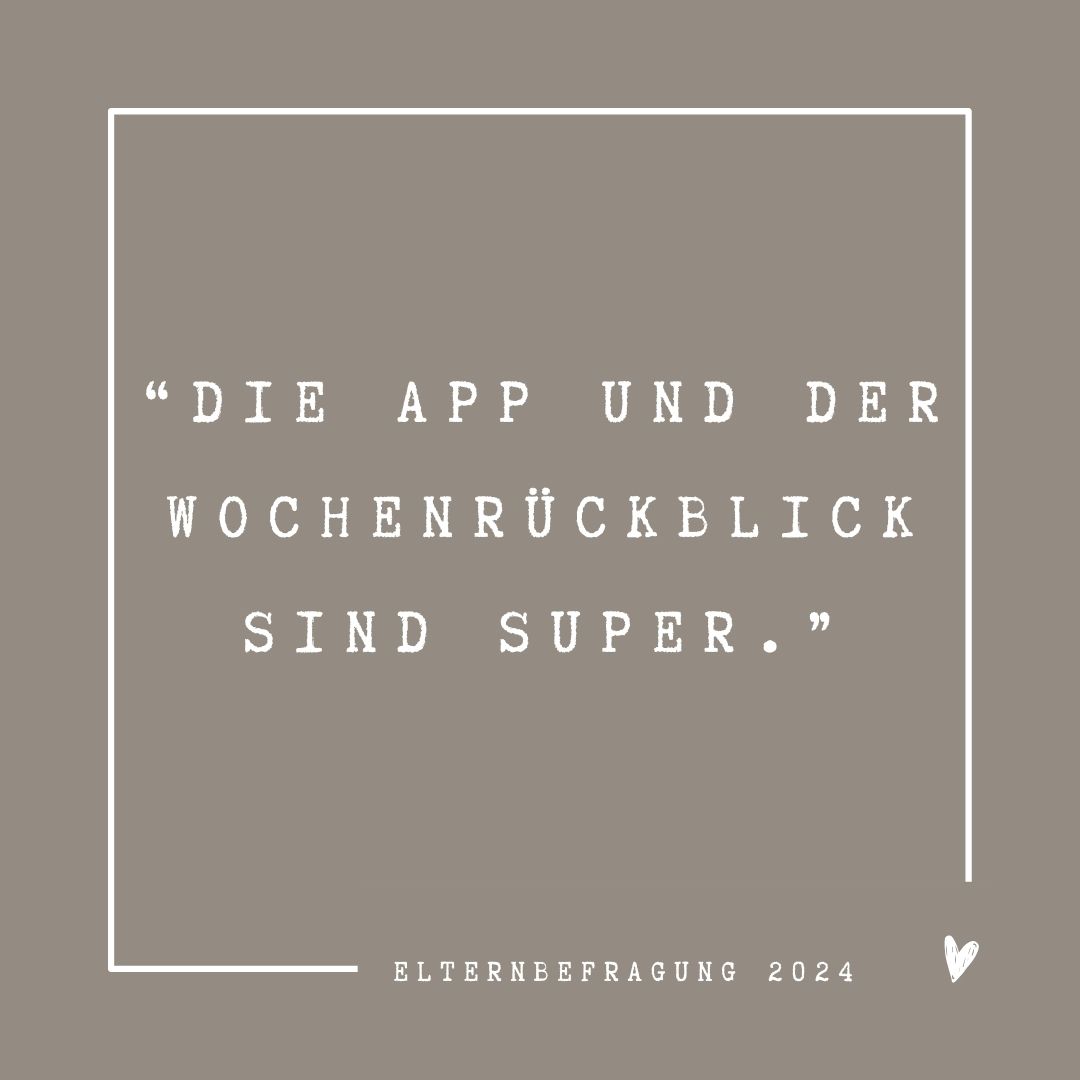 Rückmeldung Elternbefragung Kita Hölderlinstraße 