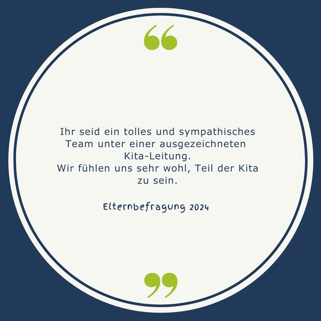 Zitat Elternbefragung zur Kita-Leitung